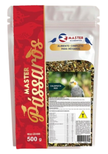 calopsita mix master alimentos