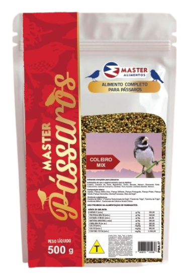 coleiro mix master alimentos