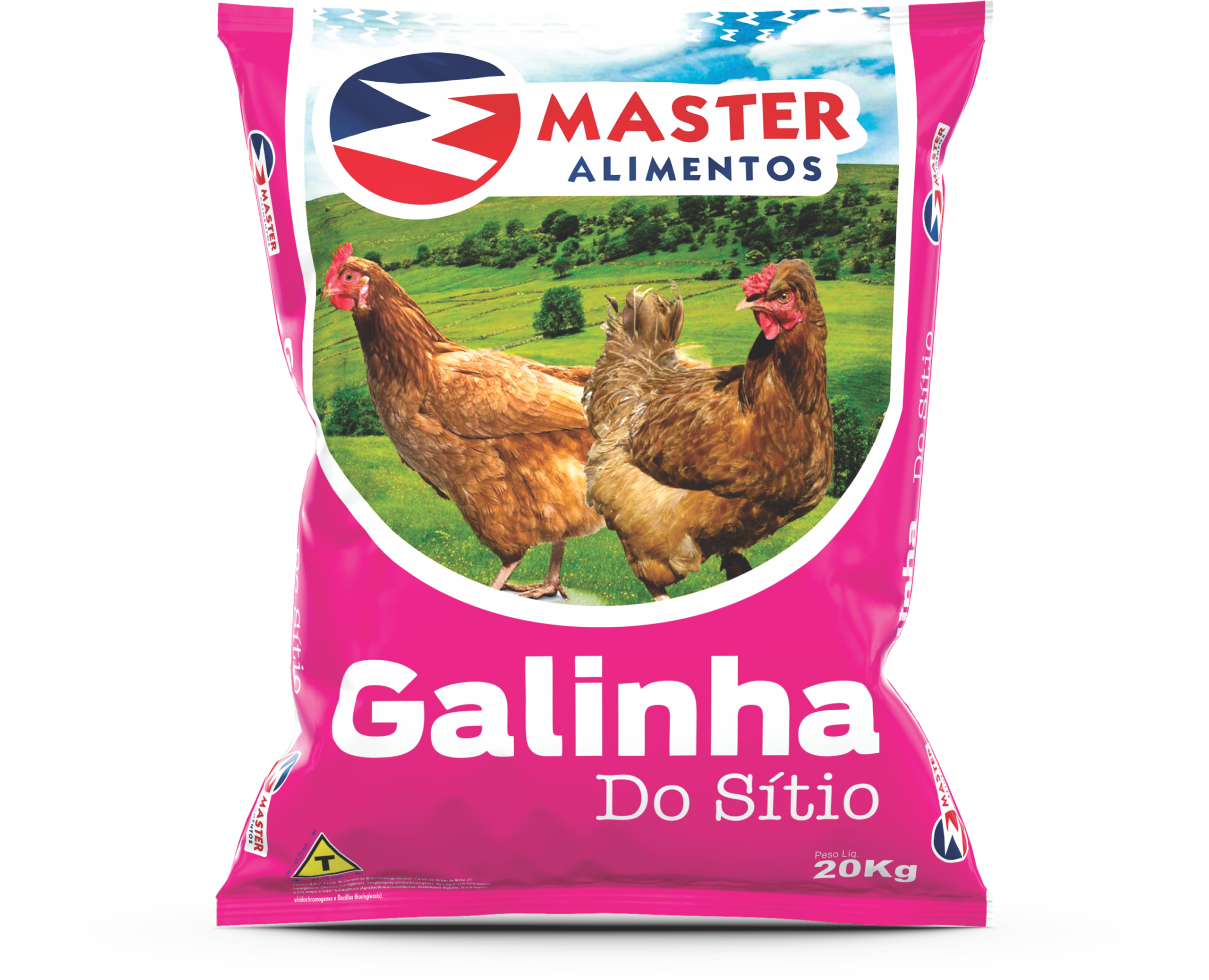 galinha do sitio 20kg master alimentos
